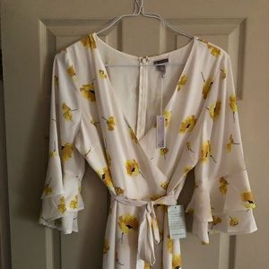 Floral print dress (new)